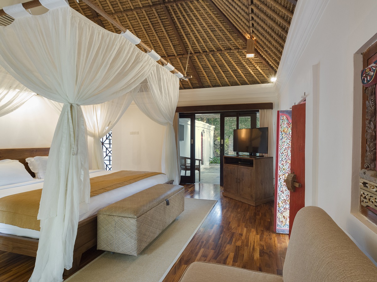12. Villa Batujimbar Bali pavilion bedroom two