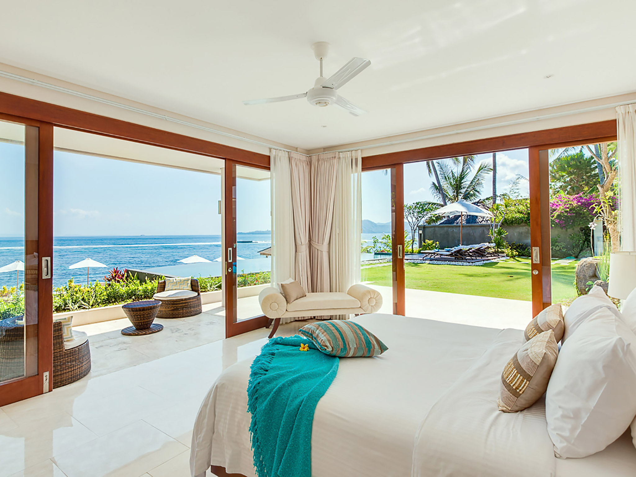 3. Villa Tirta Nila Oceanfront bedroom downstairs