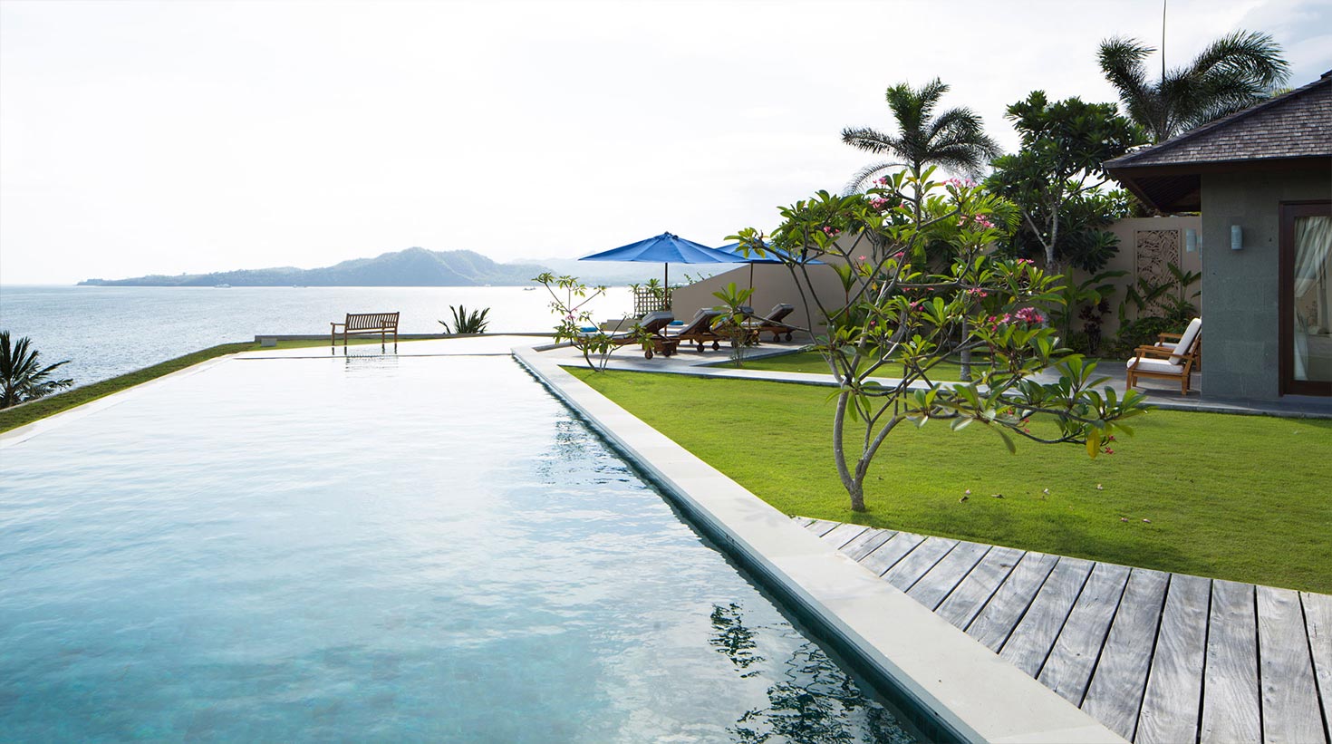 villa bali candidasa luxury with beautiful view