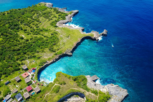 Nusa Ceningan from above