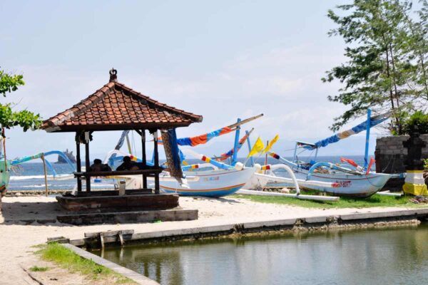 One of the beach in Candidasa, near Lotus pond