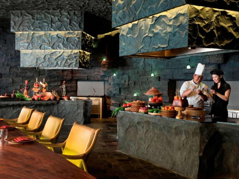 Culinary Cave at The Ritz Carlton Bali with model 1 768x576