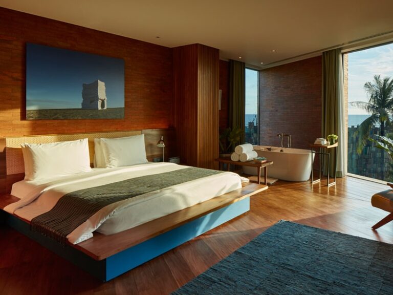 Potato Head Suites Katamama Suite bedroom sunset 800 768x576