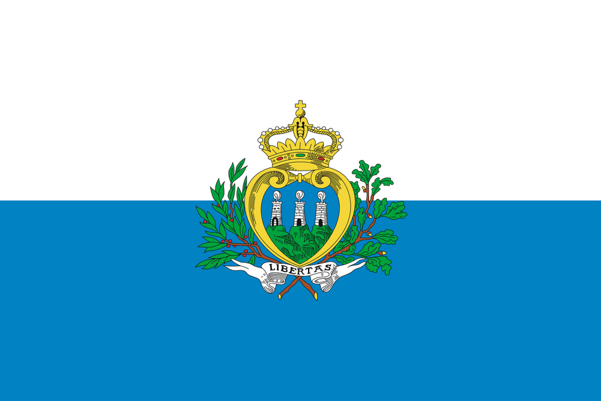 san marino flag