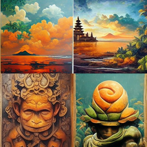 Michelangelo AI art Bali artificial intelligence project