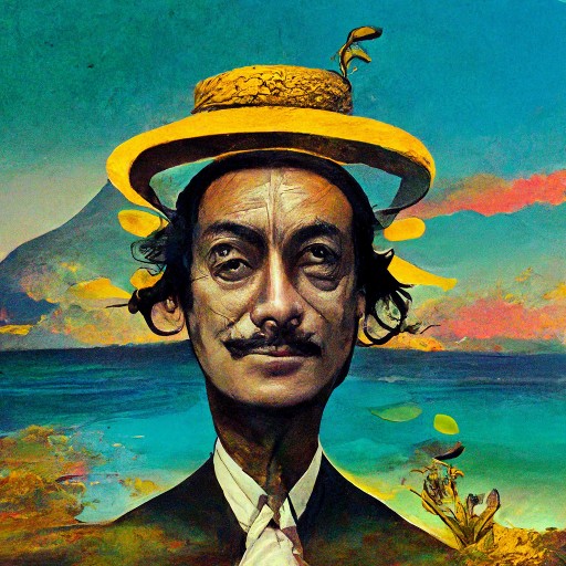 Salvador Dali AI Painting Bali Artificial Intelligence