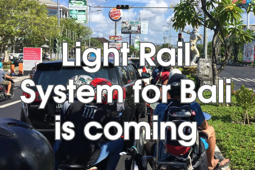 light rail system traffic bali