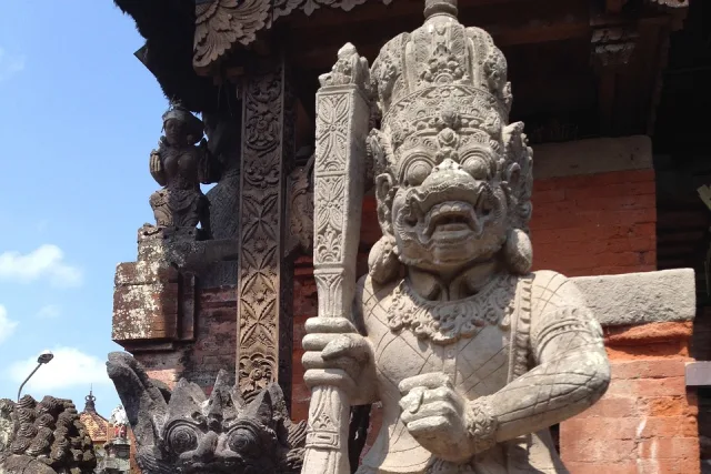 stone carving bali statue